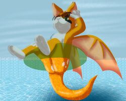 5:4 ass chiropteran dust:_an_elysian_tail female fidget fidget_(elysian_tail) genitals hi_res mammal nimbat nude orangestheasd_(artist) partially_submerged pool_(disambiguation) pussy skinny_dipping underwater video_games