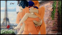 1girls adrien_agreste colored cum_in_ass cum_in_pussy cum_inside faceless_male hetero heterosexual ladybug_(character) luka_couffaine marinette_dupain-cheng miraculous_ladybug multiple_boys multiple_males photoshop rodyp tagme