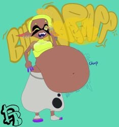 belly belly_bulge belly_expansion belly_inflation belly_overhang burp burp_fetish burping frye_(splatoon) frye_onaga splatoon_3 tummy vore vore_belly vore_warning