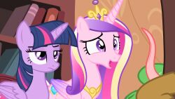 alicorn animal_genitalia animal_penis artist_request cheating discord_(mlp) edit female friendship_is_magic hasbro horn horse male my_little_pony penis pony princess_cadance_(mlp) screencap screenshot_edit tapering_penis twilight_sparkle_(mlp)