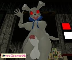 3d five_nights_at_freddy's five_nights_at_freddy's:_security_breach fnaf futa_only futanari large_breasts large_penis looking_down_at_viewer vanny_(fnaf) vrcgooner06 vrchat