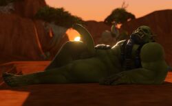 male male_only nude orc_(warcraft) solo_male warcraft world_of_warcraft