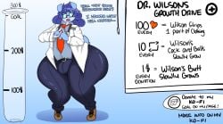 blue_hair bottom_heavy bottom_heavy_femboy bottom_heavy_male bulge doctor glasses thiccbuns wide_hips wilson_barnaby wilsonbunnycake