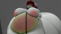 bbw big_ass big_breasts breasts bubble_butt cleavage female gardevoir huge_ass huge_breasts kingofthekabuto nipples overweight pokémon_(species) pokemon_(species) queenofthekabuto weight_gain