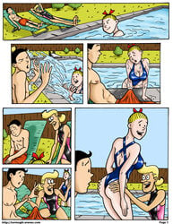 comic karmagik sidonia suske suske_en_wiske swimsuit wiske