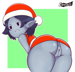 1girls adventure_time chivox00 christmas marceline tagme younger_female