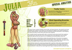 1girls 2boys arm_bands ass big_ass big_breasts big_butt big_penis blonde_hair bracelets breasts brownie brownies bubble_ass bubble_butt butt character_bio character_profile character_sheet english_text green_eyes hairy hairy_pussy headband herron_house_(series) hippie idol julia_herron muscular muscular_female my_mom_and_sister_are_size_queen_sluts nipples no_panties nose_piercing nude nude_female nude_male pillow pinup position pubic_hair pussy rabies-t-lagomorph see-through_clothing see-through_skirt size_queen slutwr1ter solo stats stretches stretching tagme tan tan_skin tantical text text_box text_bubble text_focus thick_thighs totem trimmed_pubic_hair vagina yoga