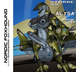 1futa aeromorph aircraft anthro areolae balls big_breasts breasts english_text erection flag furry futa_focus futa_solo futanari herm huge_balls huge_cock humanoid_penis intersex living_aircraft living_machine nipples oversized_balls penis renthedragon solo solo_futa standing swedish_flag text uncut wide_hips