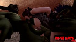 3d animated asslicking big_ass big_breasts big_penis blowjob brunette deepthroat devilmask fluid goblins licking_anus licking_ass monster oral sfm sound source_filmmaker tagme throat_barrier throat_fuck throat_noise trio video