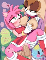 amy rose from sonic (series) by saltorii