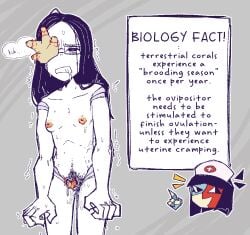 ... 1girls abstract_character ahoge bags_under_eyes biology black_hair black_hair_female blue_skinned_female bob_cut bobcut brooding chibi chibi_style coral coral_glasses doctor dream_bbq dripping_pussy dripping_wet drooling drooling_mouth ena_(dream_bbq) ena_(series) ena_(species) english english_text eye_bags eyebags floating_hands futanari girl_cock glasses glasses_on_face gock half_lidded_eyes happy_trail heat holy_shit_this_piece_of_porn_breaks_the_geneva_convention in_heat intersex intersex/female learning light_blue_body long_hair long_hair_female multicolored_body nurse nurse_cap polygonal precum precum_drip precum_on_penis red_body red_cross red_nipples red_skinned_male saleslady skinny skinny_female speech_balloon speech_bubble tan_areola tan_nipples teaching tentacle_dick tentadick tremble_lines tremble_spikes trembling twitching two-tone_body two-tone_face white_skin white_skinned_female wormbin