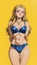 ai-created ai_generated ai_slop blue_lingerie lingerie pose princess_zelda sexy