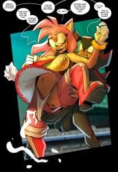 about_to_be_raped accessory amy_rose anthro big_breasts big_penis black_body bodily_fluids boots bracelet breasts chest_tuft clothing clothing_aside clothing_pull cthulhu666 cum dialogue duo ejaculation english_text eulipotyphlan female footwear genital_fluids genitals gloves green_eyes hair_accessory hairband handwear hedgehog hi_res holding_leg imminent_rape jewelry legwear male male/female mammal navel panties panties_aside penis pink_body profanity raised_leg rape red_eyes sega shadow_the_hedgehog shoes sonic_(series) sonic_the_hedgehog_(series) speech_bubble spread_legs spreading text thigh_boots thigh_highs tuft underwear underwear_aside vulva