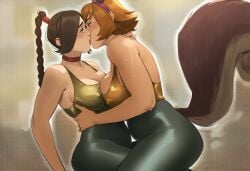 2girls ai_generated avatar_legends avatar_the_last_airbender avengers big_ass big_breasts big_thighs breasts bust busty chest crossover curvaceous curvy curvy_figure digital_media_(artwork) doreen_green female female_only fire_nation furry_tail hips hourglass_figure huge_ass huge_breasts huge_thighs large_ass large_breasts large_thighs legs light-skinned_female light_skin marvel marvel_comics marvel_rivals mature mature_female multiple_girls mutate_(marvel) new_avengers nickelodeon phophopho slim_waist squirrel_ears squirrel_girl squirrel_girl_(marvel) squirrel_girl_(marvel_rivals) squirrel_tail tail thick thick_hips thick_legs thick_thighs thighs ty_lee voluptuous waist wide_hips wide_thighs