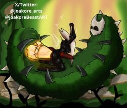 beastiality hollow_knight hollow_knight:_silksong hollow_knight_(franchise) hornet_(hollow_knight) insects joakore knotted_penis size_difference team_cherry twitter_username