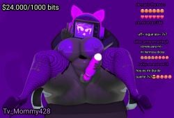 big_ass big_breasts cat_ears_headphones chair chat chubby_female pleasure_face rojo84 rojo_parasito sensual sexy skibidi_toilet streaming tagme tv_mommy tv_woman_(skibidi_toilet) vibrator_in_pussy