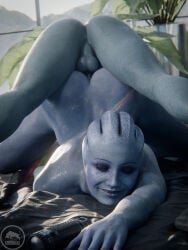 1futa 1girls 2026 3d alien asari ass balls bioware blender blender_cycles blue_body blue_penis blue_skin buttocks closed_eyes eyebrows ferdinand_(artist) ferdinandtw00 freckled_face freckles from_behind futa futanari genitals humanoid liara_t'soni mass_effect penis sex