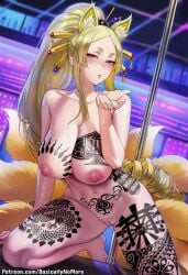 ai_generated anime basicallynomore blacked female high_school_dxd looking_at_viewer pubic_tattoo qos qos_tattoo queen_of_spades queen_of_spades_symbol queen_of_spades_tattoo tattoo tattoos white_skin yasaka_(high_school_dxd)