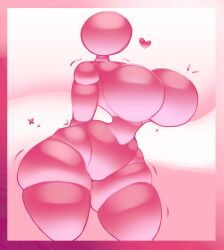 2d aero breasts_bigger_than_head featureless_breasts featureless_crotch featureless_face female female_only frutiger_aero gradient_body humanoid ludicrousspeeds microsoft msn msn_messenger nude nude_female pink_body pink_skin segmented_body windows_live_messenger