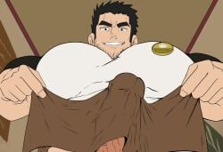 1boy bara big_cock big_dick big_pecs big_penis boner cock covered_penis cropped dick erection flat_colors huge_cock huge_pecs kaeru333938123 lucas_lee male male_focus male_only muscular muscular_male paid_reward_available penis scott_pilgrim scott_pilgrim_takes_off solo thick_cock thick_dick thick_penis unfinished veiny veiny_penis