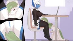 1boy 1girls absol anal anal_fingering anthro cunnilingus duo female femboy femboy_on_female fingering first_person_view gardevoir genitals herrmoki hi_res looking_pleasured male male/female male_gardevoir male_pokemon masturbation nintendo oral penis pokémon_(species) pokemon pokemon_(species) pokemon_rse sex side_view straight under_the_table vaginal_penetration video_games