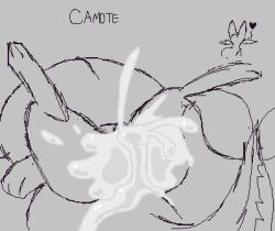 anthro bodily_fluids breasts camote cum cum_in_vagina cum_inside duo eeveelution elcris_camont espeon excessive_cum excessive_genital_fluids female feral generation_1_pokemon generation_2_pokemon genital_fluids inflation low_res male male/female nintendo pokemon pokemon_(species) sweat sweaty_breasts vaporeon