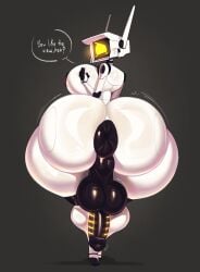 1dickgirl asking asking_a_question asking_viewer back_view blush_lines dixie_(dymitr3) dymitr3 english_text futa_only futa_sans_pussy futanari huge_ass huge_balls intersex looking_at_viewer looking_back looking_back_at_viewer naked original_character perineum perineum_bulge protruding_perineum puffy_anus robot robot_girl robot_humanoid solo