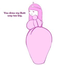 allagainstyou large_ass princess_bubblegum stick_figure tagme