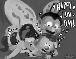 age_difference animal_genitalia animal_penis arms_behind_back big_dom_small_sub boysoup butterfly creepy digital_media_(artwork) don't_hug_me_i'm_scared drooling forced forced_sex forced_yaoi gay gay_rape gay_sex grinding insects interspecies laying_down looking_at_another male male/male male_on_male male_only molestation molested monochrome monster_on_male monster_rape naked naked_male nude pinned pinned_down pinned_to_floor plushie precum puppet rape raped_by_monster shocked shrignold_(dhmis) size_difference smaller_male text uncanny_valley what why yellow_guy_(dhmis)