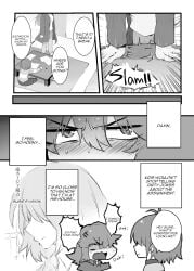 before_sex comic comic_page deltarune dialogue doujinshi english_text female homework horny kris_(deltarune) lizard lizard_girl male male_human manga manga_page page_2 ss_komu stressed susie_(deltarune) translated