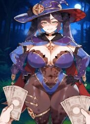 1girls ai_generated before_sex belly big_ass big_breasts big_butt big_hips big_thighs blush bodysuit boobaai breasts curvaceous curvaceous_female curvaceous_figure curvy curvy_figure dark deep_skin earrings female female_focus female_only front_view full_body genshin_impact green_eyes groping hair_between_eyes hair_ornament hat heels high_heels horny horny_female hoyoverse huge_ass huge_breasts huge_butt huge_thighs large_ass light-skinned_female lips long_hair looking_at_viewer male_pov mihoyo mona_(genshin_impact) money moon moonlight night night_sky night_time outdoors parted_lips pov pov_male prostitute prostitution purple_hair sexy sky slave slave_girl smile solo solo_focus straight sweat swimsuit toned_stomach twintails twitter_link upper_body voluptuous voluptuous_female wide_hips witch witch_hat