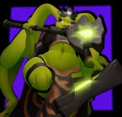1girls 3d anaroth midriff palmtreerothic slime_diva_(atlyss) thick_thighs
