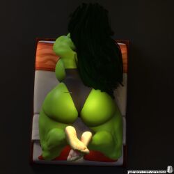 1girls 3d ass barefoot bbw big_ass big_breasts blender_(software) breasts countershade_feet endlessillusion feet female female_only highlighted_soles huge_ass huge_breasts hulk_(series) large_ass large_breasts lying lying_on_stomach marvel marvel_comics massive_ass massive_breasts massive_butt massive_thighs muscular muscular_female phone she-hulk solo thick_ass thick_thighs