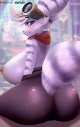 absurd_res anthro ass big_breasts big_butt breasts female hi_res lombax mammal nipples ratchet_and_clank rivet_(ratchet_and_clank) sony_corporation sony_interactive_entertainment v-tal video_games