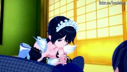 3d animated big_breasts blowjob bondsheet bukkake cowgirl_position facial gangbang handjob iroha maid mating_press missionary_position oral rimjob samurai_shodown sound vaginal_penetration video voice_acted