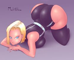 android 18 from dragon ball by mechglenn
