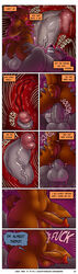 2boys absurd_res alphonse_(james_howard) anal anthro big_dom_small_sub canid canine canis comic completely_nude dialogue domestic_cat duo felid feline felis hi_res internal james_howard male male/male male_only mammal nude nude_male patreon richard_(james_howard) size_difference stomach_bulge wolf yaoi