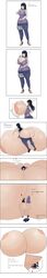 1girls ass_expansion breast_expansion comic high-on-fairydust huge_ass huge_breasts hyper hyper_breasts hyuuga_hinata naruto naruto_(series) sequence