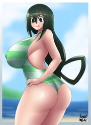 tsuyu asui from my hero academia by azraelwebster