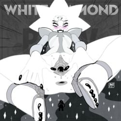 anus blush clitoris feet female gaping gaping_pussy gem_(species) giantess greg_universe oca pussy pussy_juice spread_legs spread_pussy steven_universe sweat white_diamond_(steven_universe)