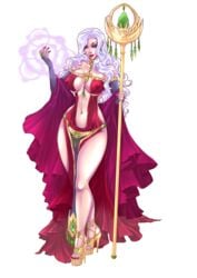 elianna_ceres female_only lunareth magic_user nipples_visible_through_clothing png png_file sorceress translucent_clothing transparent_background