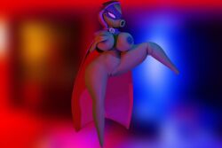 3d background big_breasts breast_grab fungy green_shadow_(pvz) peashooter_(pvz) plant plant_girl plants_vs_zombies plants_vs_zombies:_heroes pussy thigh_grab