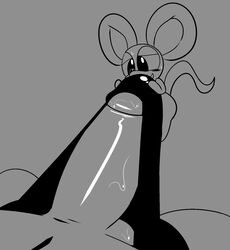 anthro bodily_fluids erection mark_m mouse musk size_difference sweat