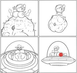 alien alien_girl alien_humanoid anal_insertion anal_vore censored detached_arm huge_ass huge_breasts kirby_(series) line_art mass_vore mr.casino safe_vore sex sex_in_belly short_hair sitting sketch smile susie_(kirby) vaginal_penetration vore