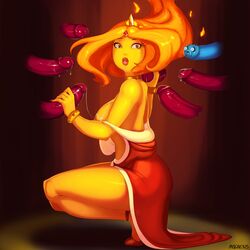 flame princess from adventure time by magnetus