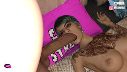 1boy 1girls 3d 3d_(artwork) 3dbabes 3dhentaihero 3dx blowjob fellatio female lykoxxx male on_side oral oral_sex partial_male penis ruby_riott ruby_soho sex short_hair sleeping straight tattoo upside-down wrestling wwe wwe_diva