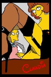 breasts claudia-r clothes color female female_only helen_lovejoy high_heels human maude_flanders multiple_females multiple_girls tagme the_simpsons vulva