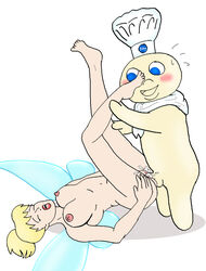 crossover cum disney fairy mascot nipples pillsbury poppin'_fresh tinker_bell