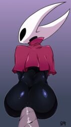 anal anal_sex anonymouse anus hollow_knight hornet_(hollow_knight) partially_clothed