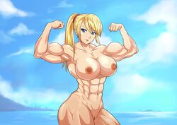 breasts elee0228 female hijodekrypton metroid muscular_female samus samus_aran